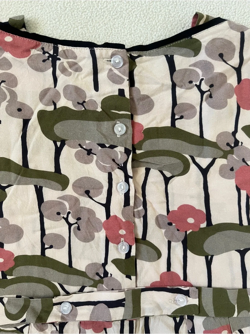 Caramel London Girls’ Viscose Japanese Inspired Print Tree Floral Designer Dress